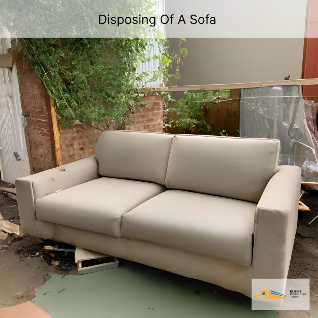 Sofa Disposal: How to Get Rid of an Old Couch in Tampa